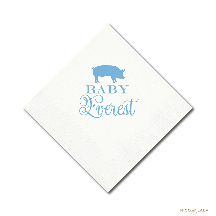 Baby Q Baby Shower Napkins