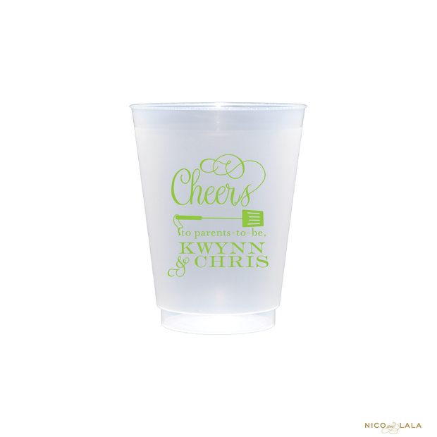 Baby Q Baby Shower Shatterproof Cups