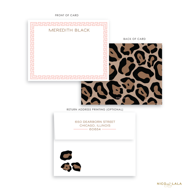 Classic Leopard Stationery