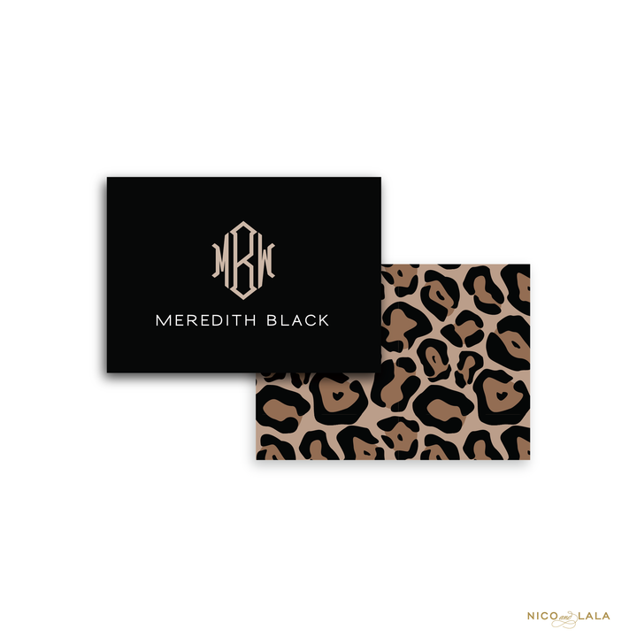 Classic Leopard Calling Cards