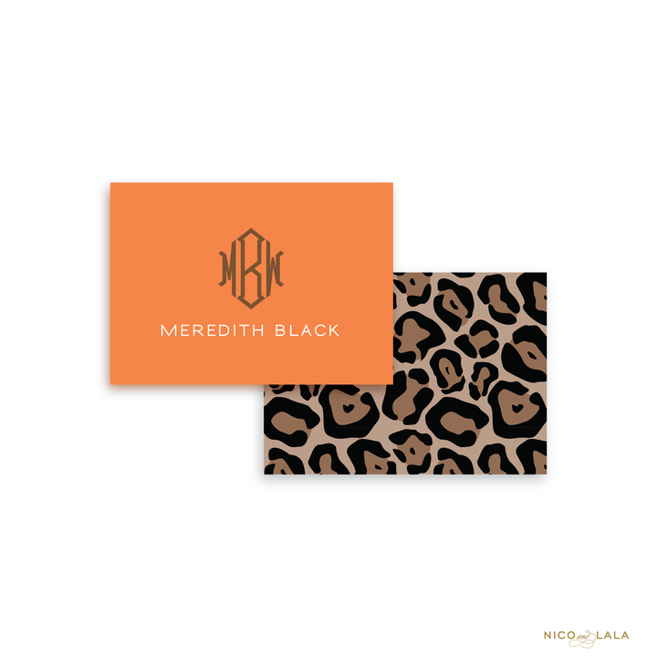 Classic Leopard Calling Cards