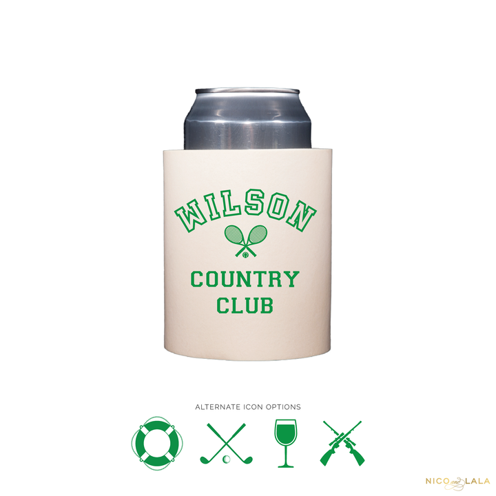 Retro Country Club Koozies