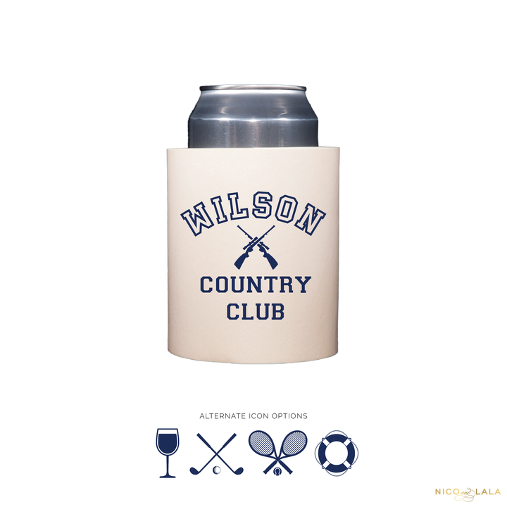 Retro Country Club Koozies