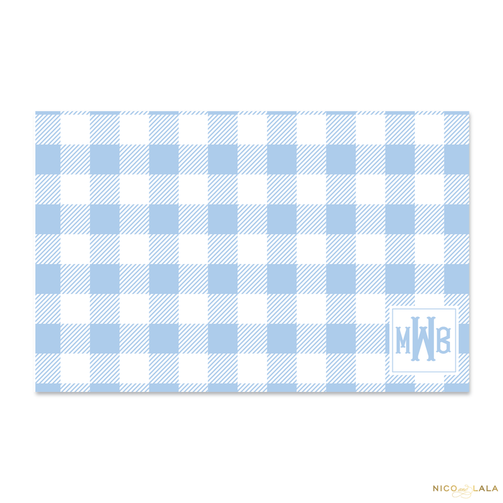 Fishtail Monogram Placemats