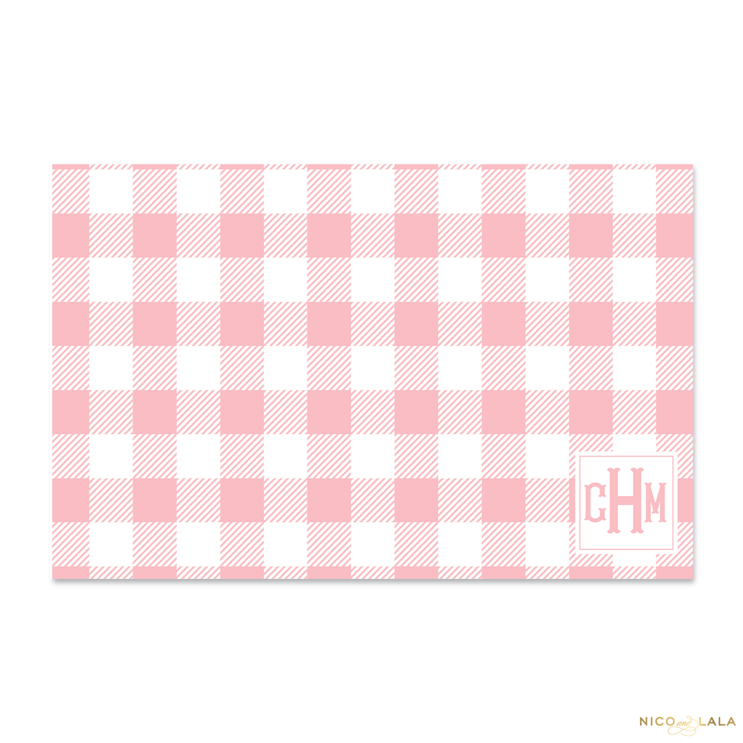 Fishtail Monogram Placemats