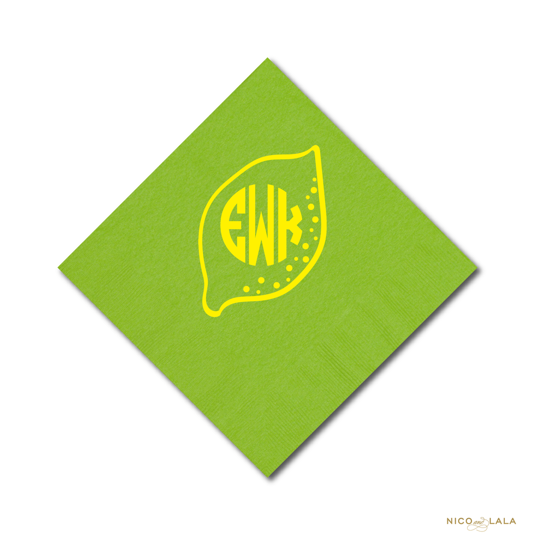 Lemonade Birthday Napkins