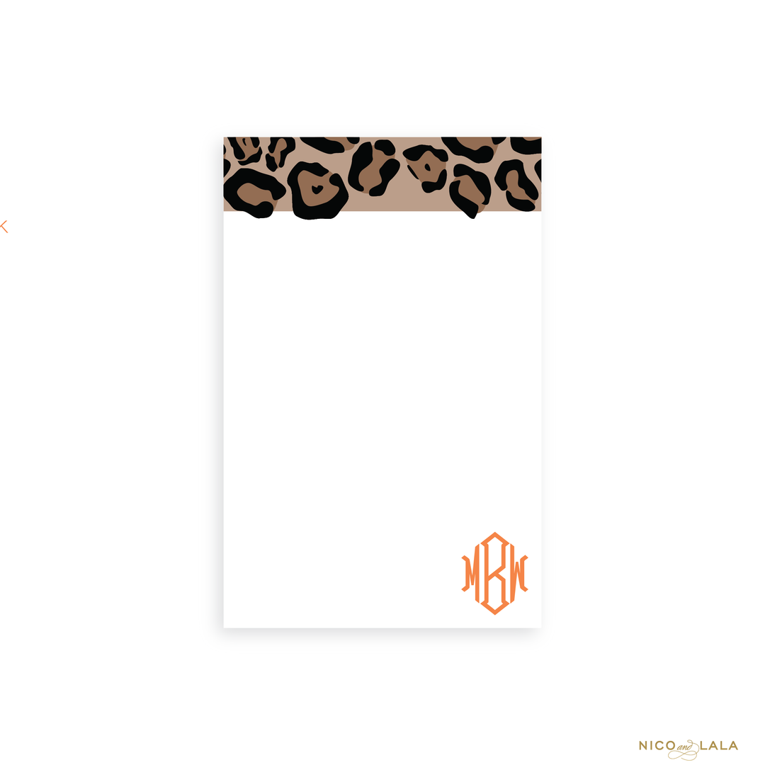 Classic Leopard Notepad