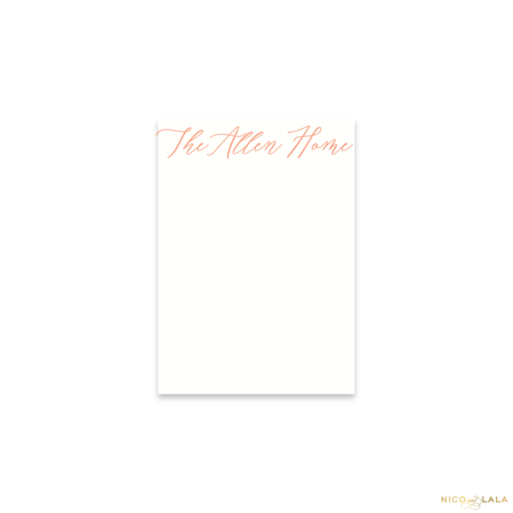 Magnolia Notepad, 5 x 7