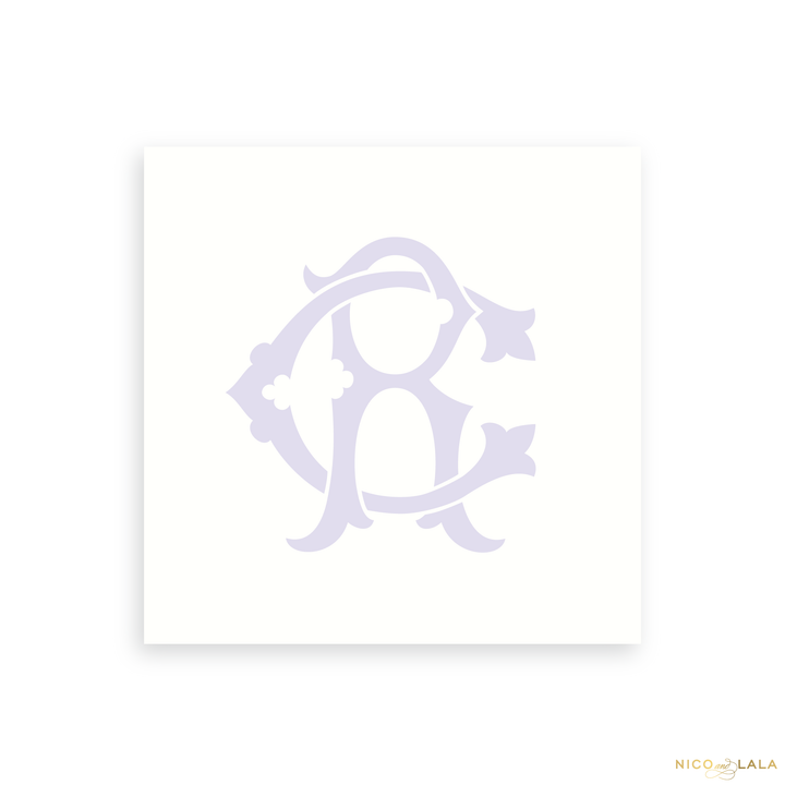 Magnolia Monogram Notepad, 8 x 8