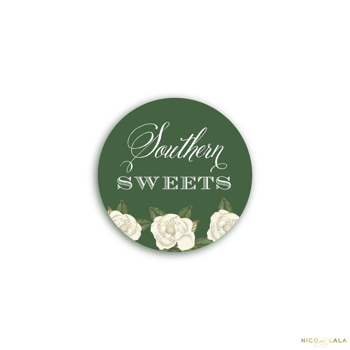 Magnolia Wedding Stickers