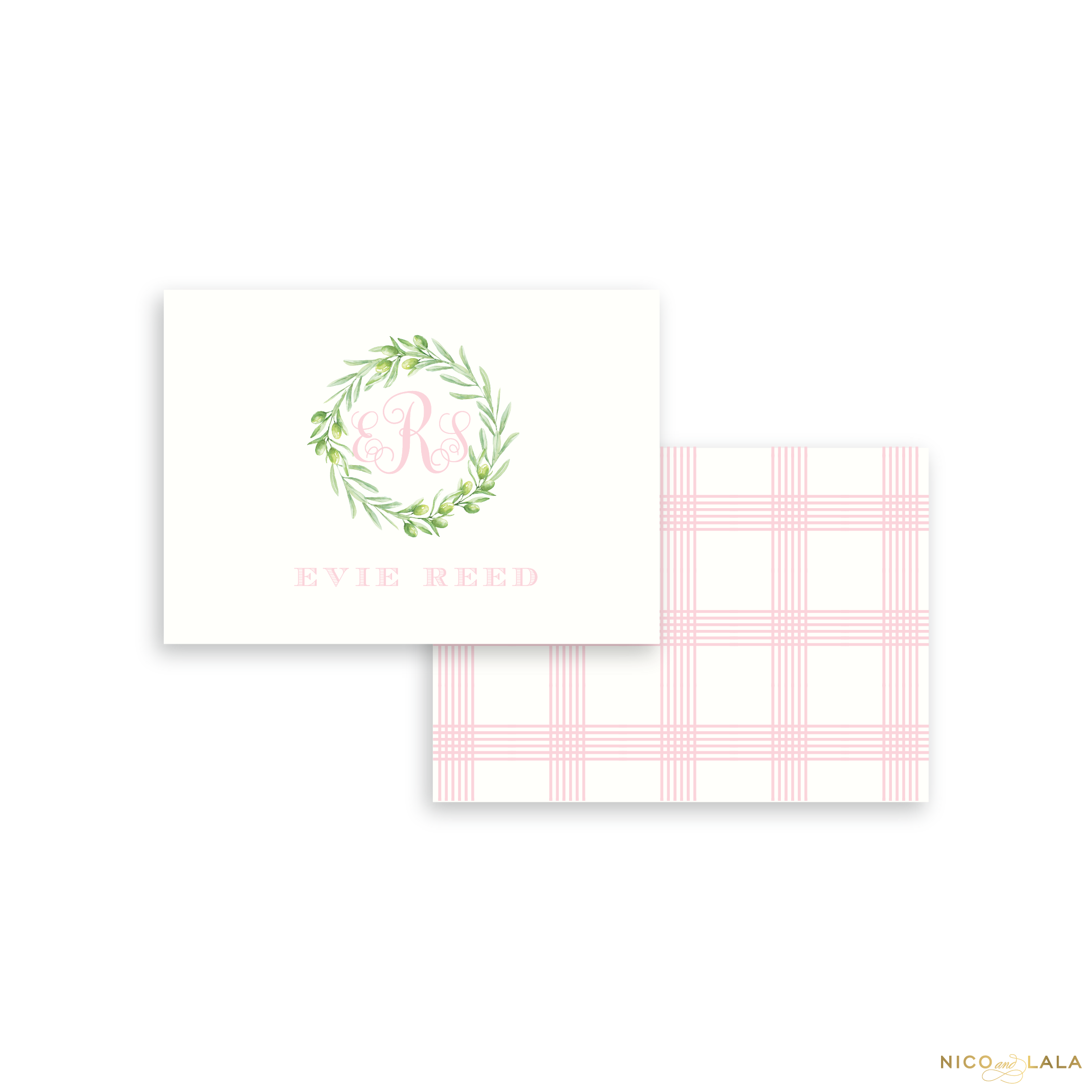 Wreath Calling Cards
