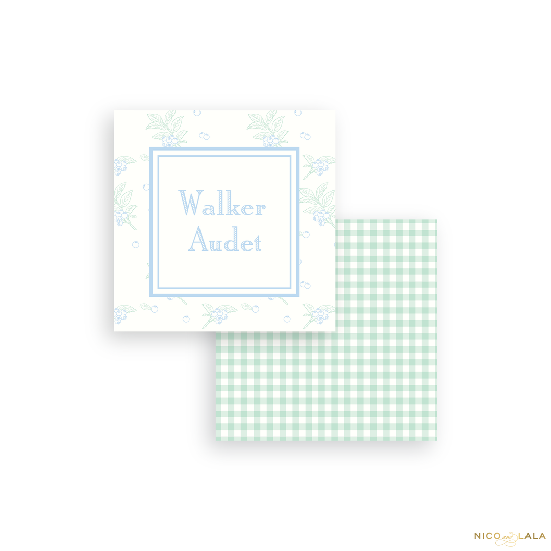 Classic Floral Calling Cards