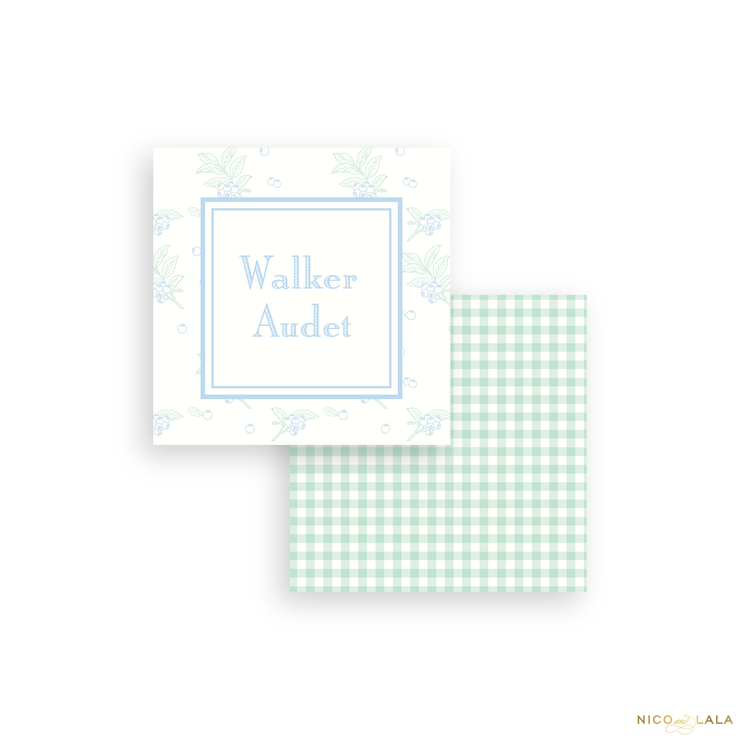 Classic Floral Calling Cards