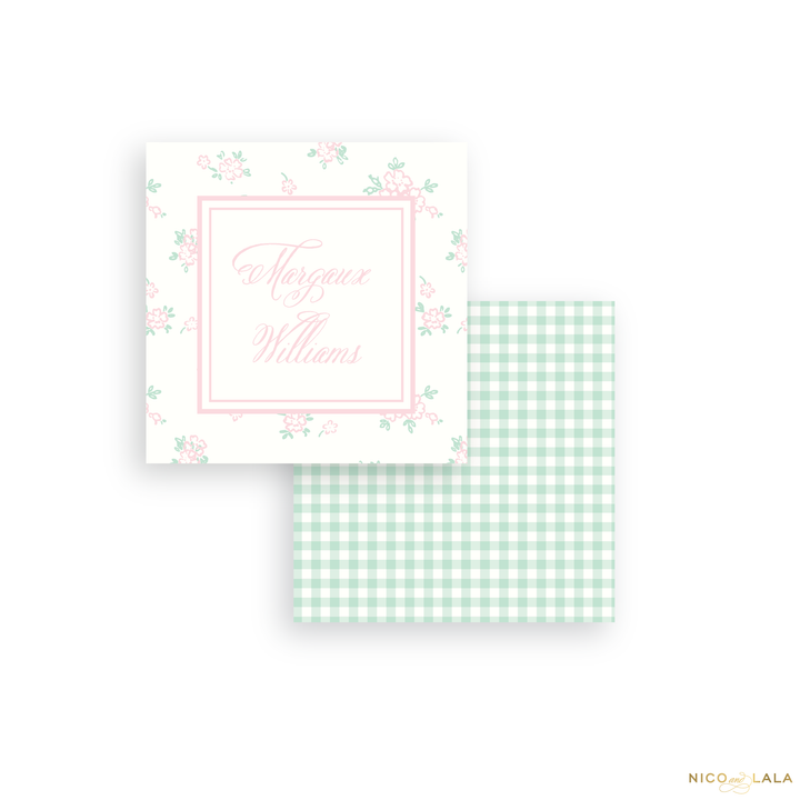 Classic Floral Calling Cards