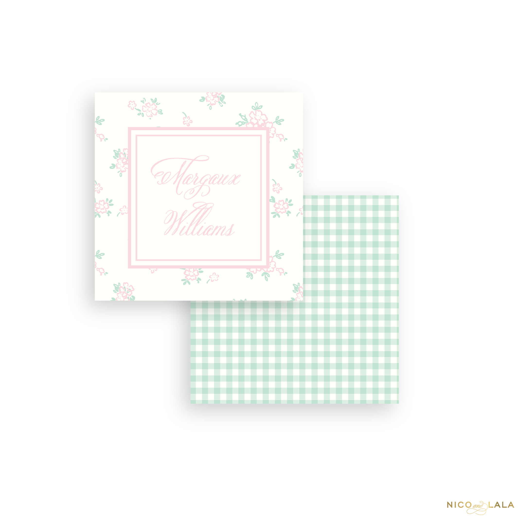 Classic Floral Calling Cards