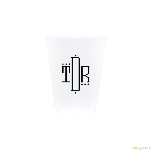 Oxford Monogram Shatterproof Cups