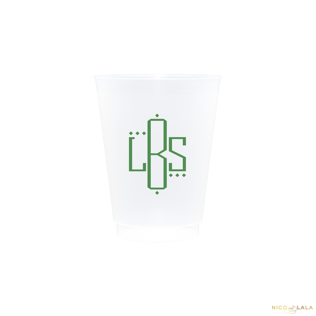 Oxford Monogram Shatterproof Cups