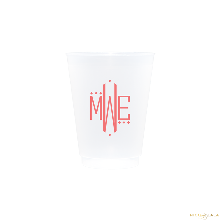 Oxford Monogram Shatterproof Cups