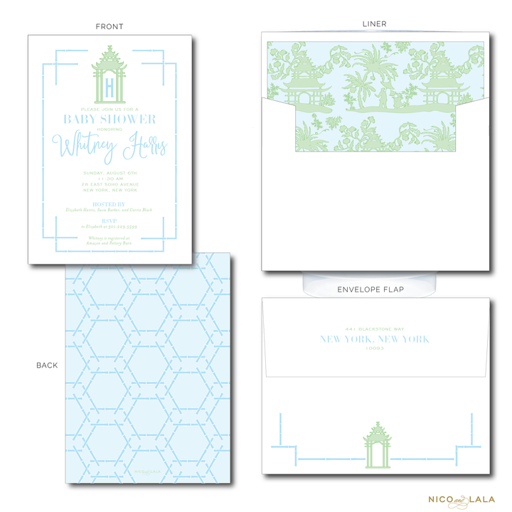 Pagoda Invitations