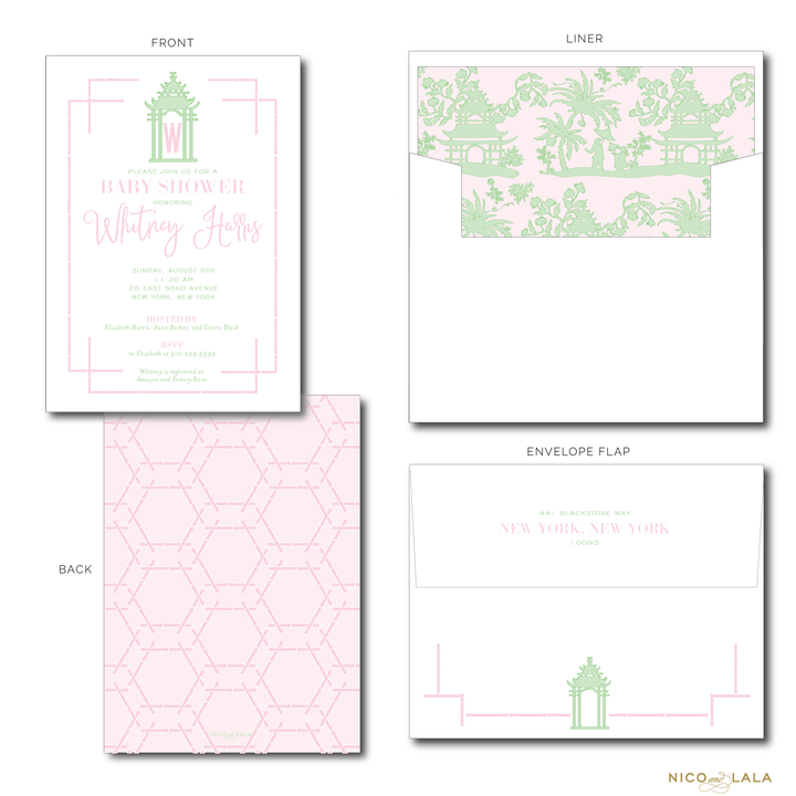 Pagoda Invitations