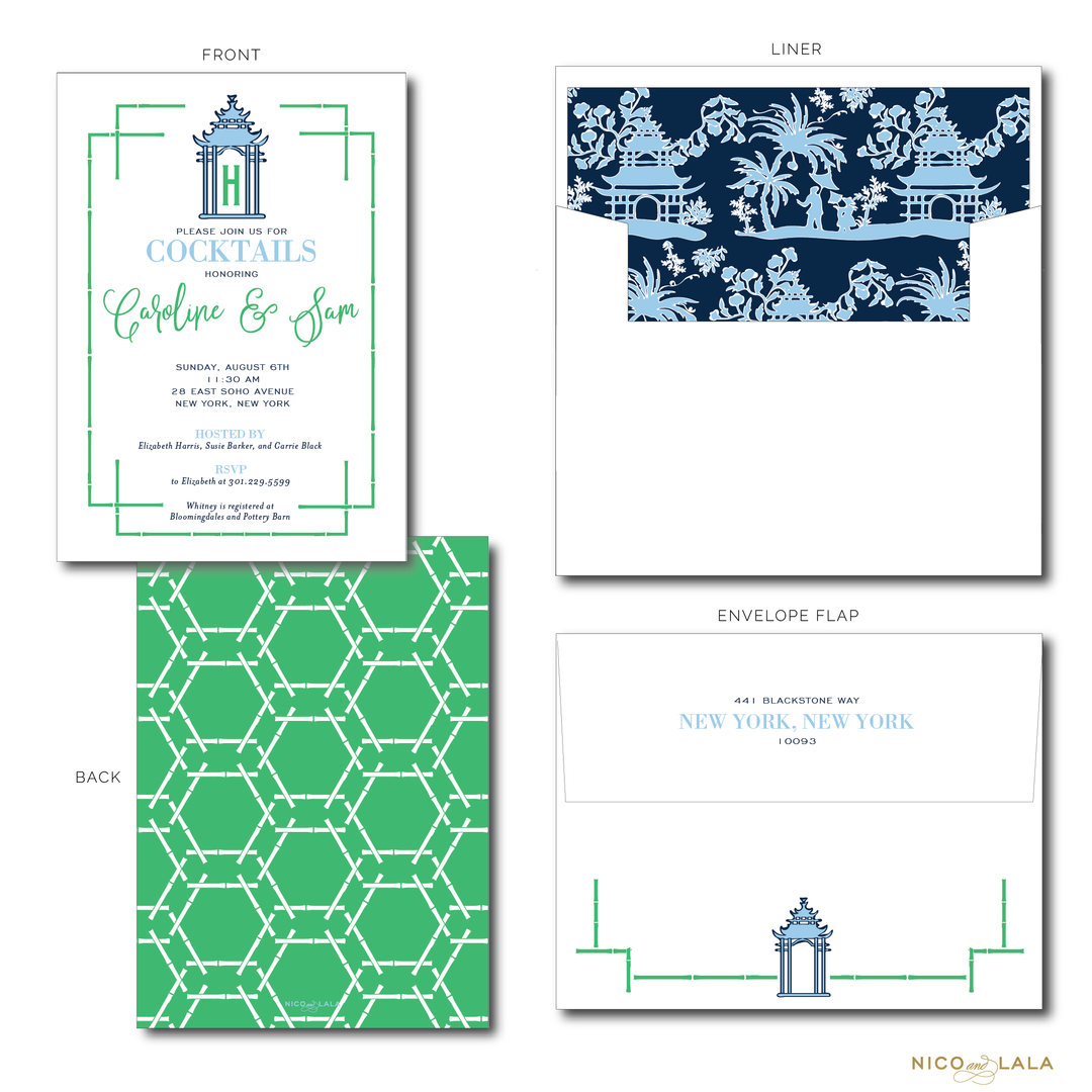 Pagoda Invitations