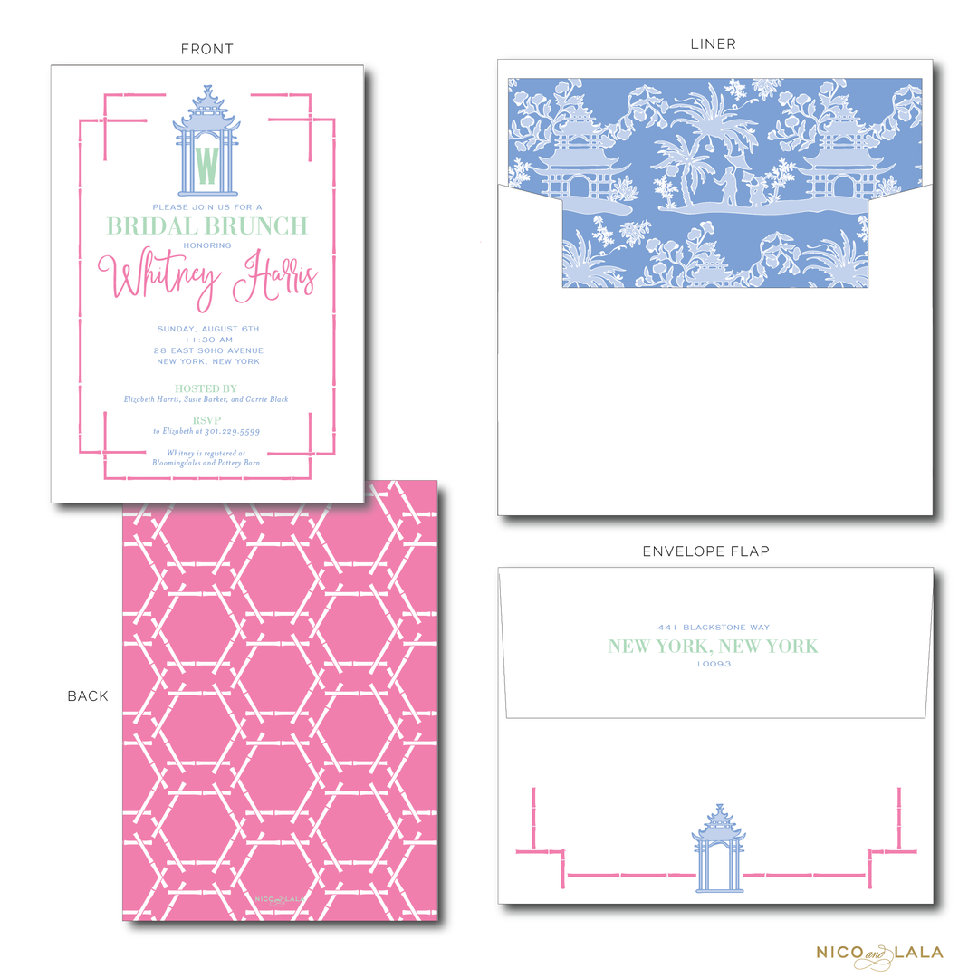 Pagoda Invitations