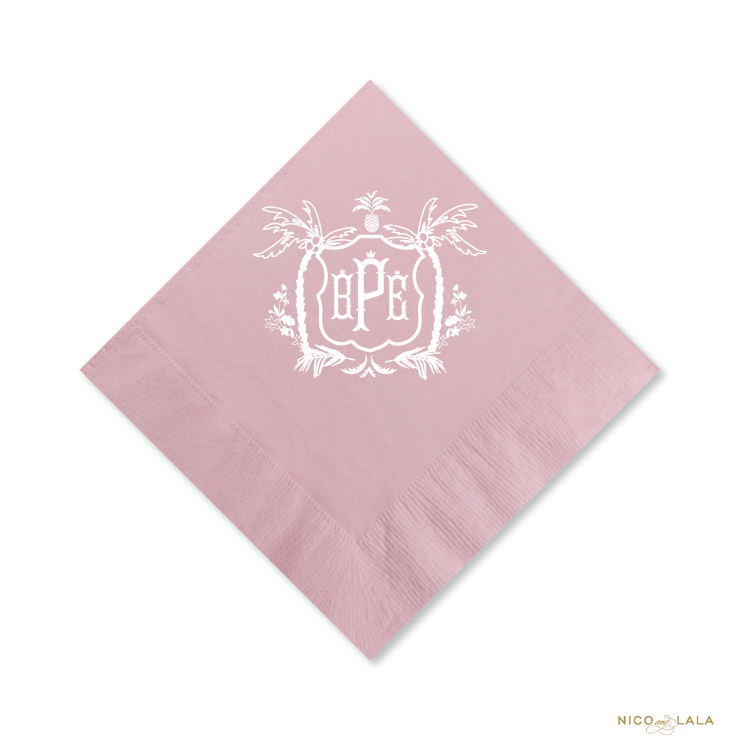 Palm Beach Baby Shower Napkins