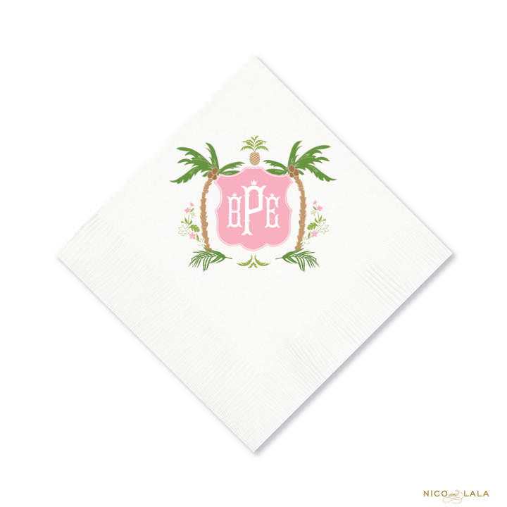 Palm Beach Logo Napkins