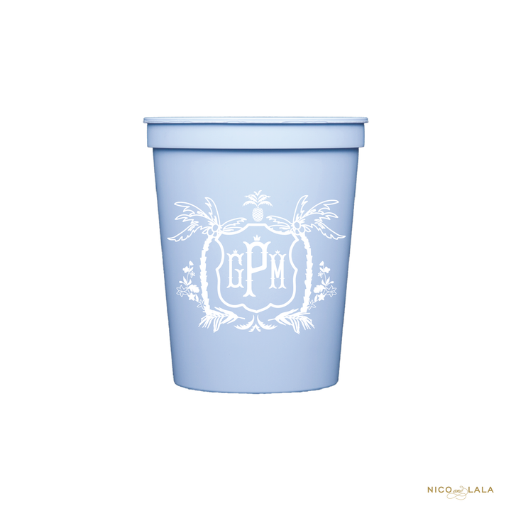 Palm Beach Baby Shower Cups