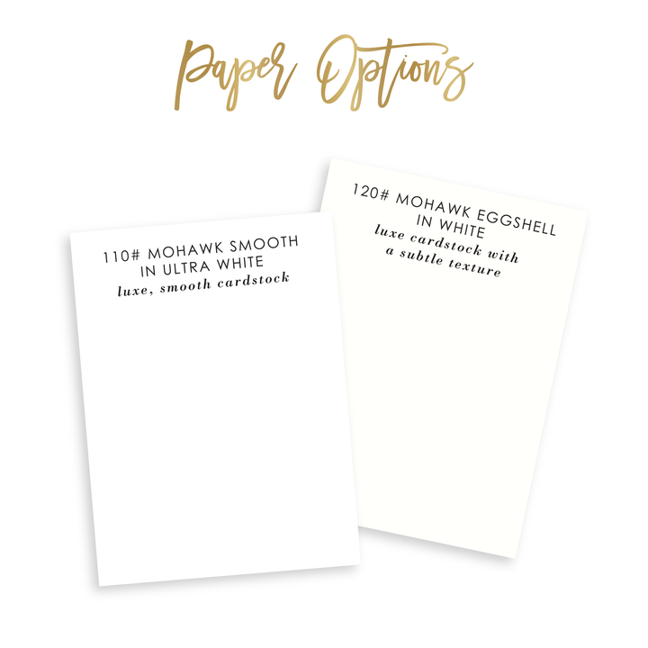 Gingham Calling Cards