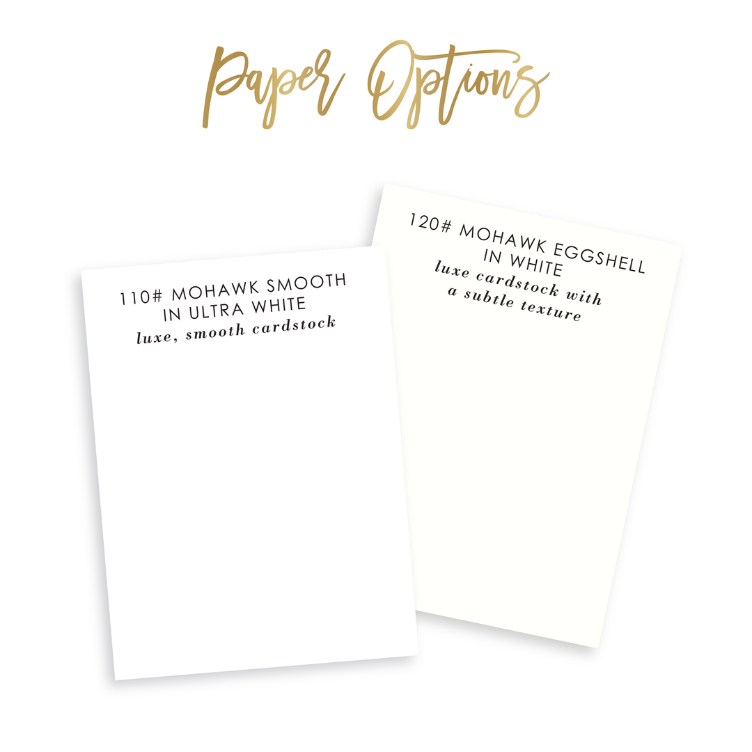 Classic Floral Calling Cards