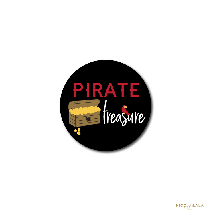 Pirate Birthday Stickers