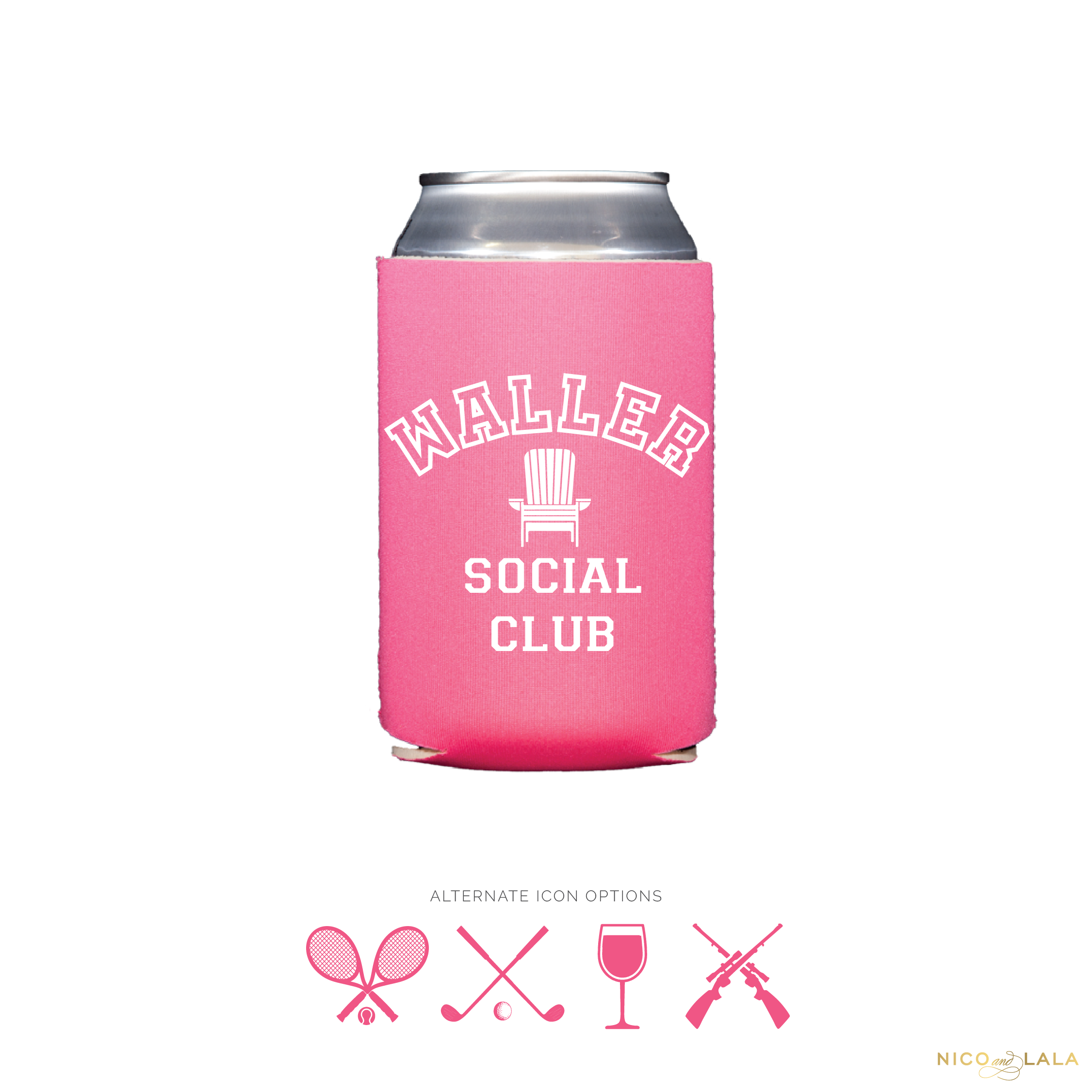 Social Club Koozies, Collapsible