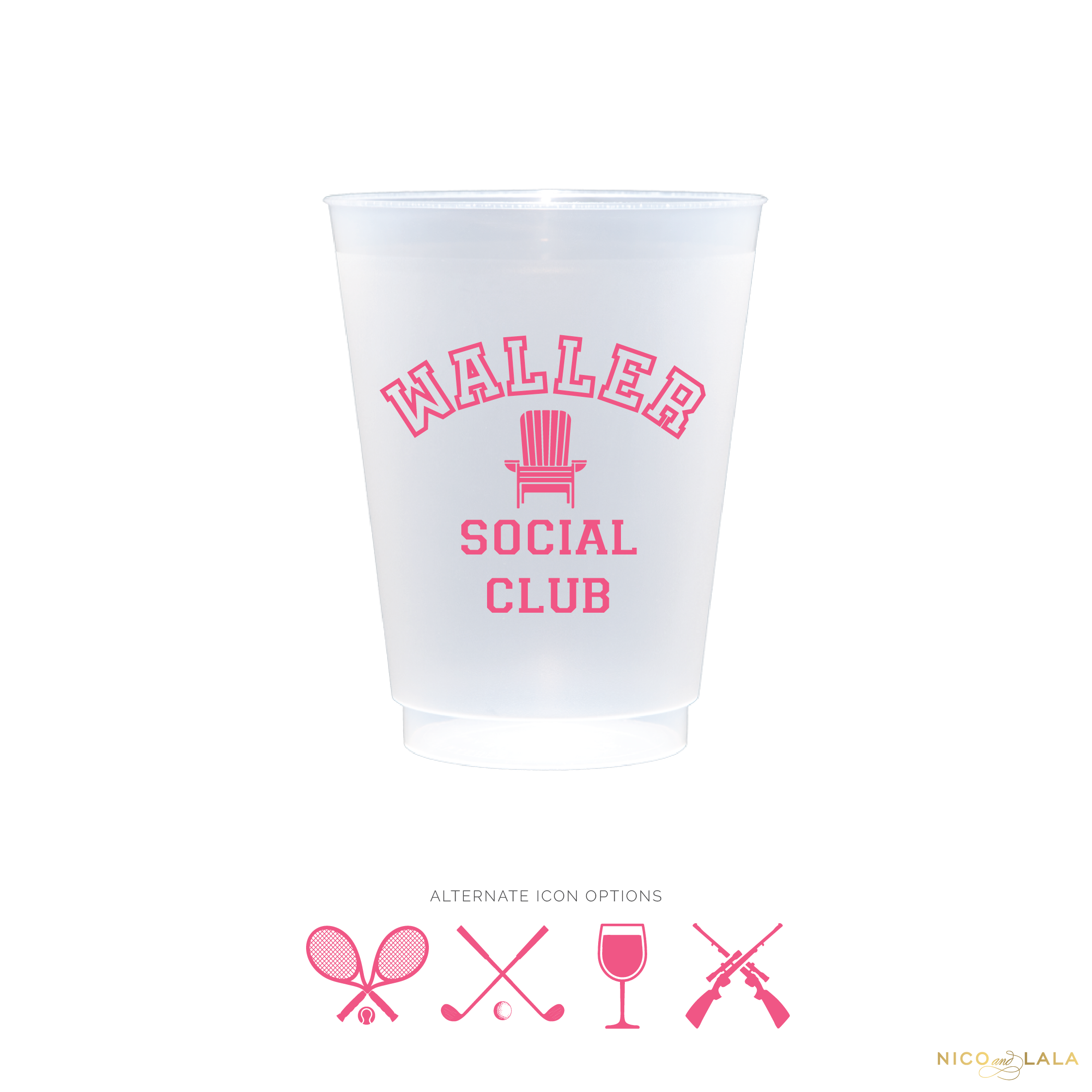 Social Club Shatterproof Cups