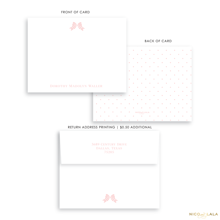 Swiss Dot Stationery