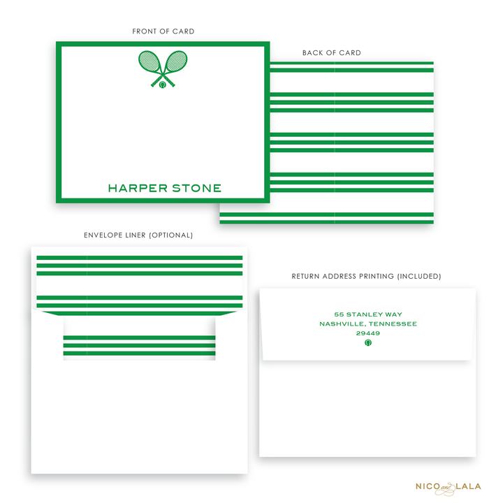 Tennis Stationery