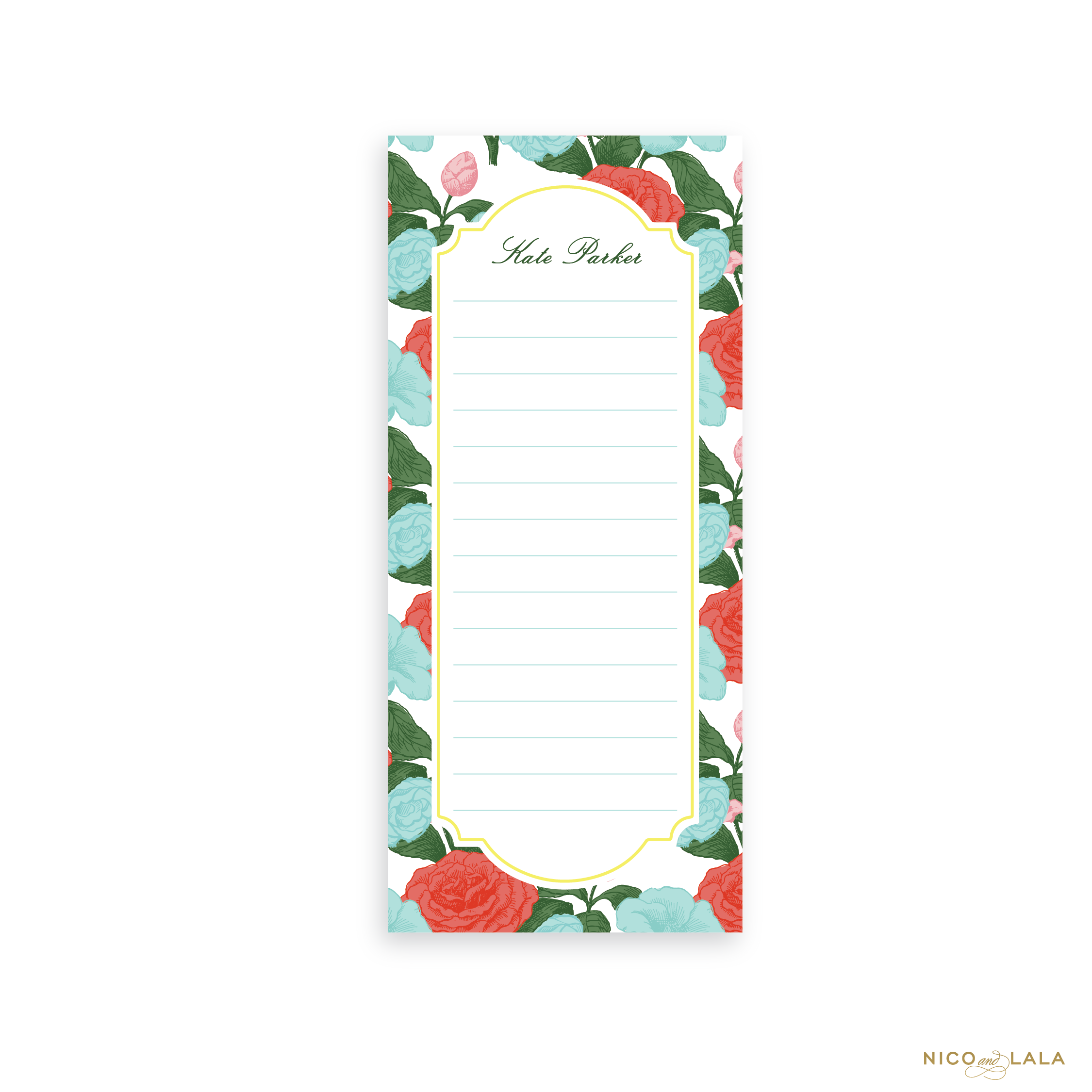 Greenbrier Skinny Notepad | Nico and Lala