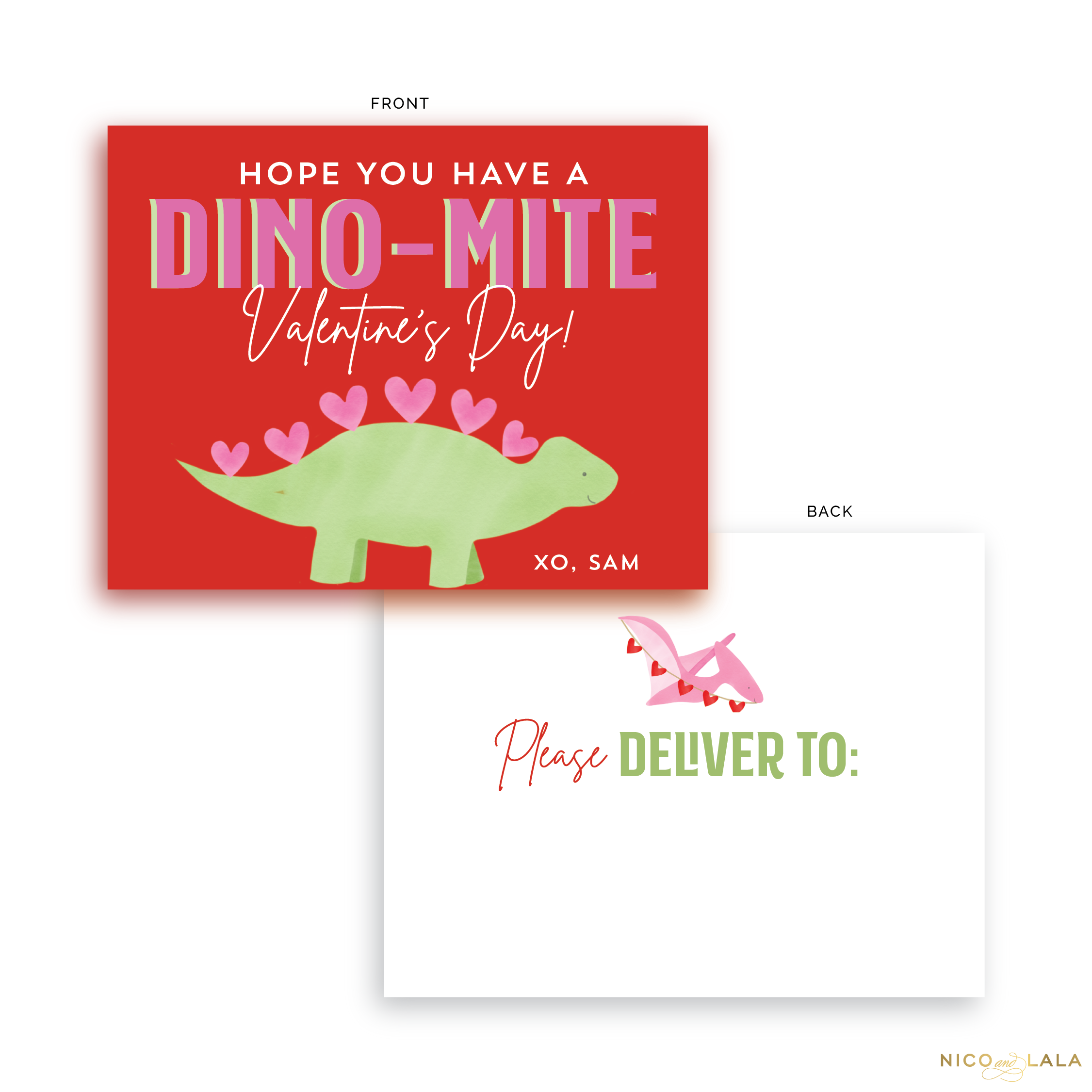 dinosaur valentines