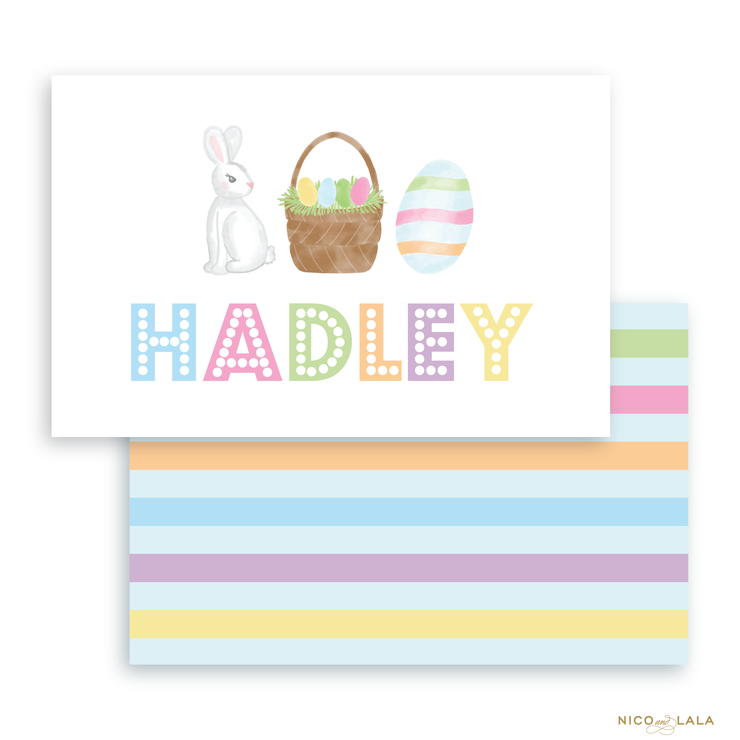 Watercolor Easter Laminated Placemat