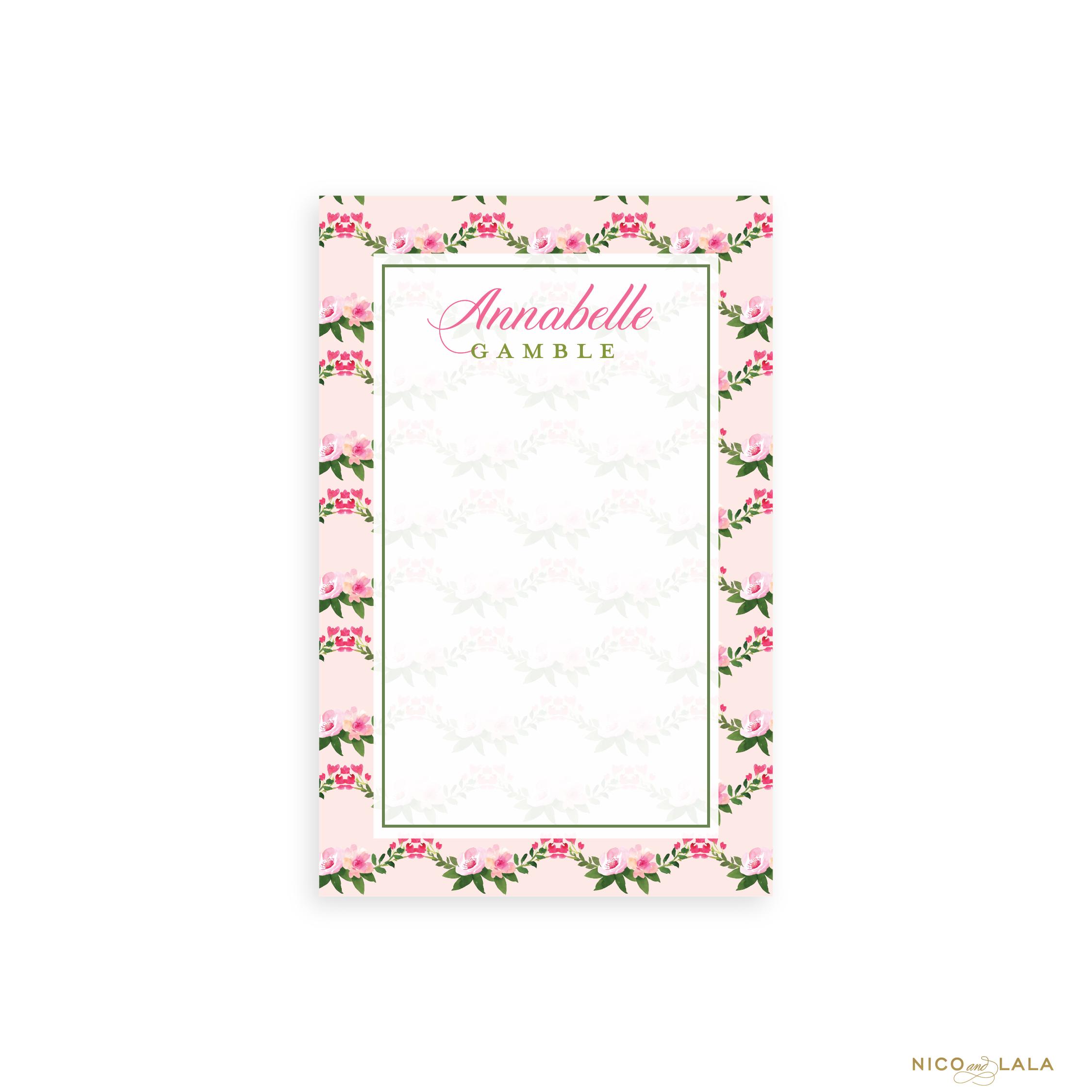 Buds and Blooms Notepad