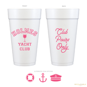 Yacht Club Foam Cups