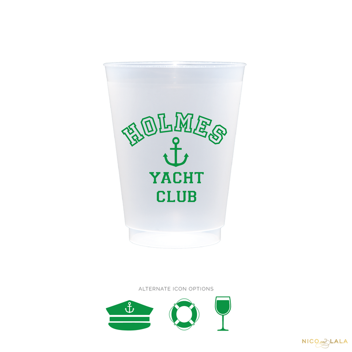 Yacht Club Shatterproof Cups